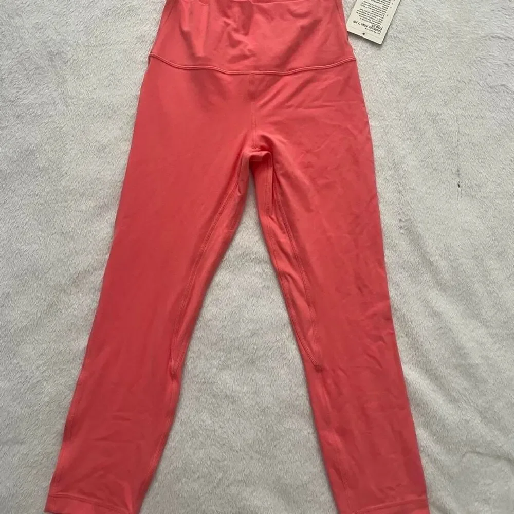 Lululemon Align Leggings Women's 6 NWT Athletic Workout Casual Pink Activewear